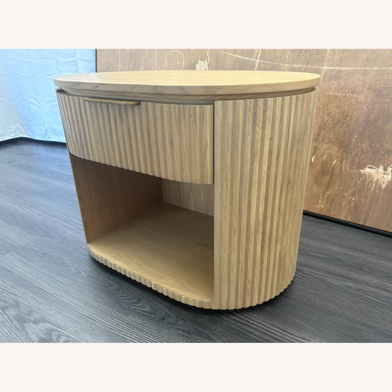 Restoration Hardware Byron Open Nightstand – 32" Light Oak | - image-19