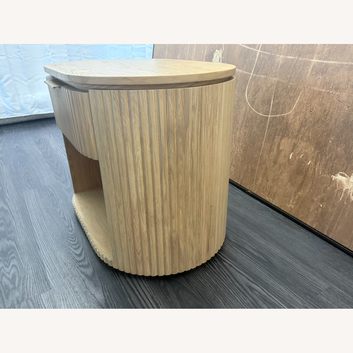 Restoration Hardware Byron Open Nightstand – 32" Light Oak | - image-17