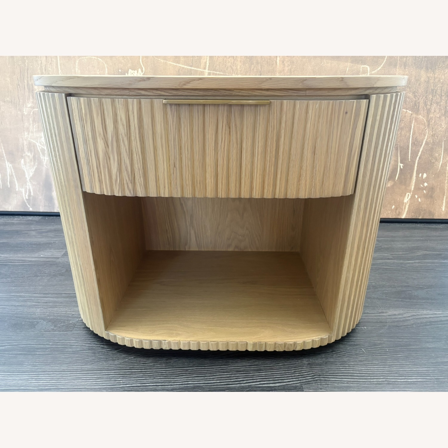 Restoration Hardware Byron Open Nightstand – 32" Light Oak | - image-10