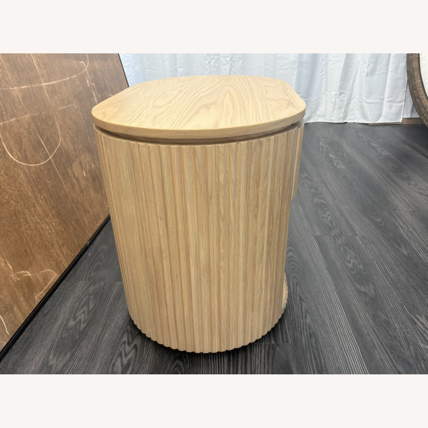 Restoration Hardware Byron Open Nightstand – 32" Light Oak | - image-11