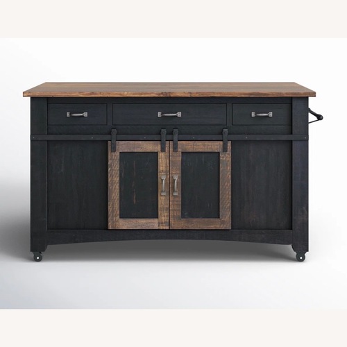 Used Wayfair Laurel Foundry Modern Farmhouse®Solid Pine Kitchen Island for sale on AptDeco