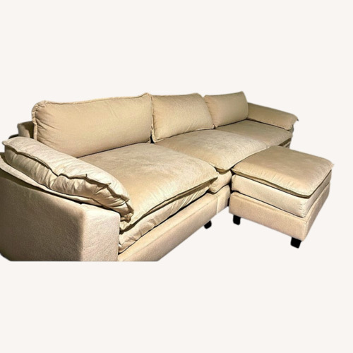 Used Natural Fabric 3+ Seater Sofa for sale on AptDeco