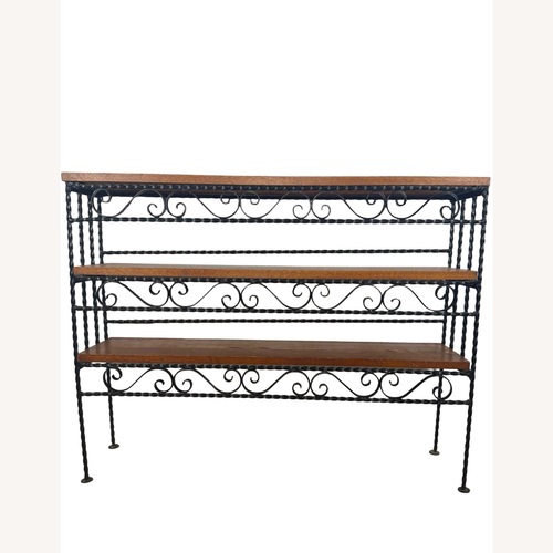 Used Handmade Wrought Iron Shelf — Spanish Revival for sale on AptDeco