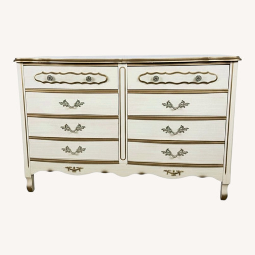 Used Vintage French Provincial Double Dresser for sale on AptDeco