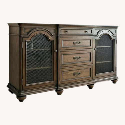 Used Light Brown Wood Sideboard for sale on AptDeco