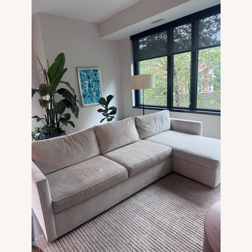 Used West Elm Harris Sofa Sectional Sleeper & Chaise for sale on AptDeco