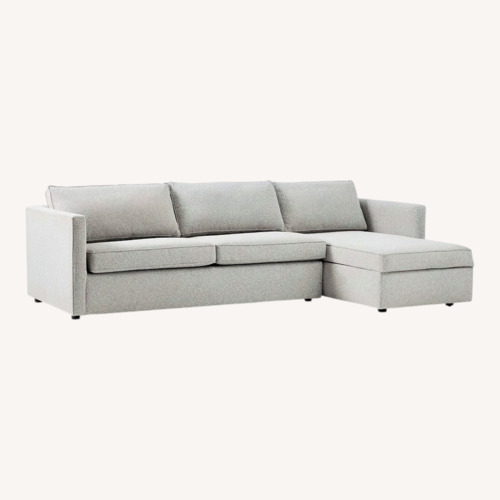 Used West Elm Harris Sofa Sectional Sleeper & Chaise for sale on AptDeco