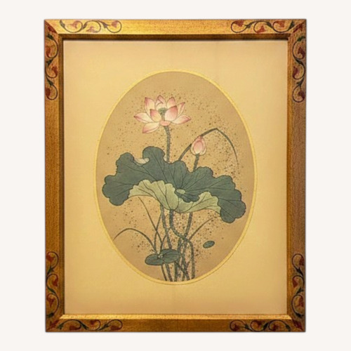 Used Asian Art work With Detailed Framework for sale on AptDeco
