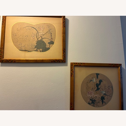 Used Asian Art work With Detailed Framework for sale on AptDeco