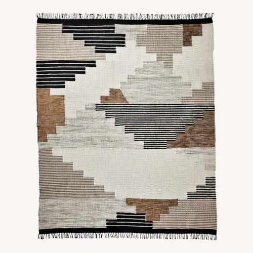 Used West Elm Colca Flatweave Wool Rug 5' x 8' for sale on AptDeco