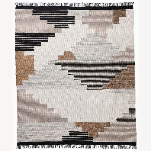 Used West Elm Colca Flatweave Wool Rug 5' x 8' for sale on AptDeco