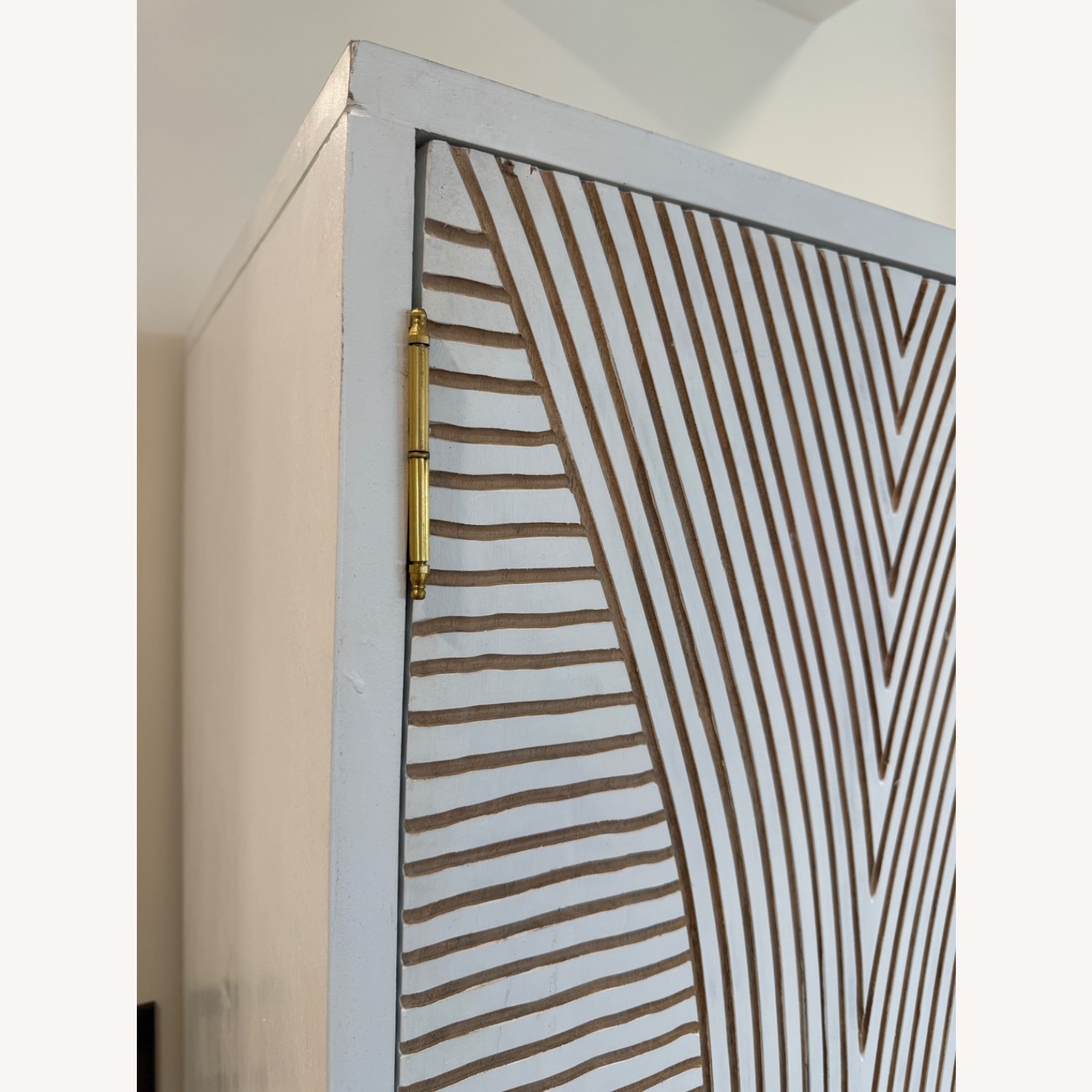 Anthropologie Carved Thalia Armoire - image-5