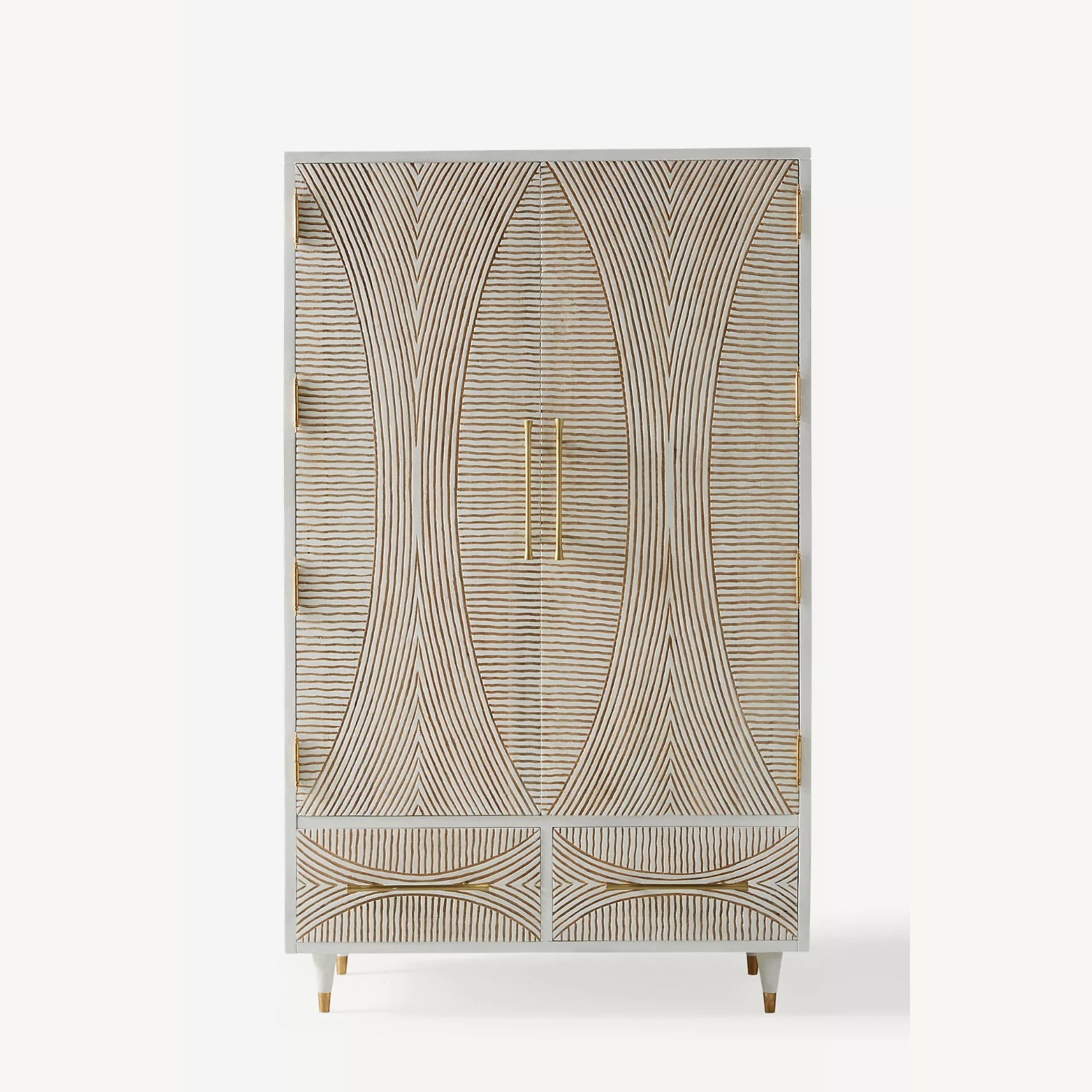 Anthropologie Carved Thalia Armoire - image-8