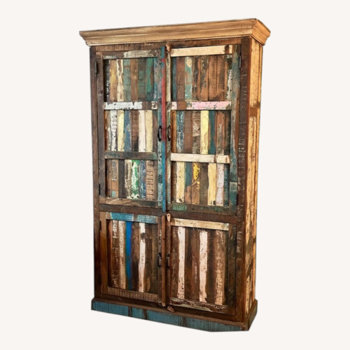 Used Reclaimed Solid Wood Cabinet for sale on AptDeco