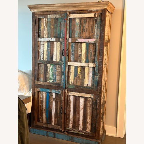 Used Reclaimed Solid Wood Cabinet for sale on AptDeco