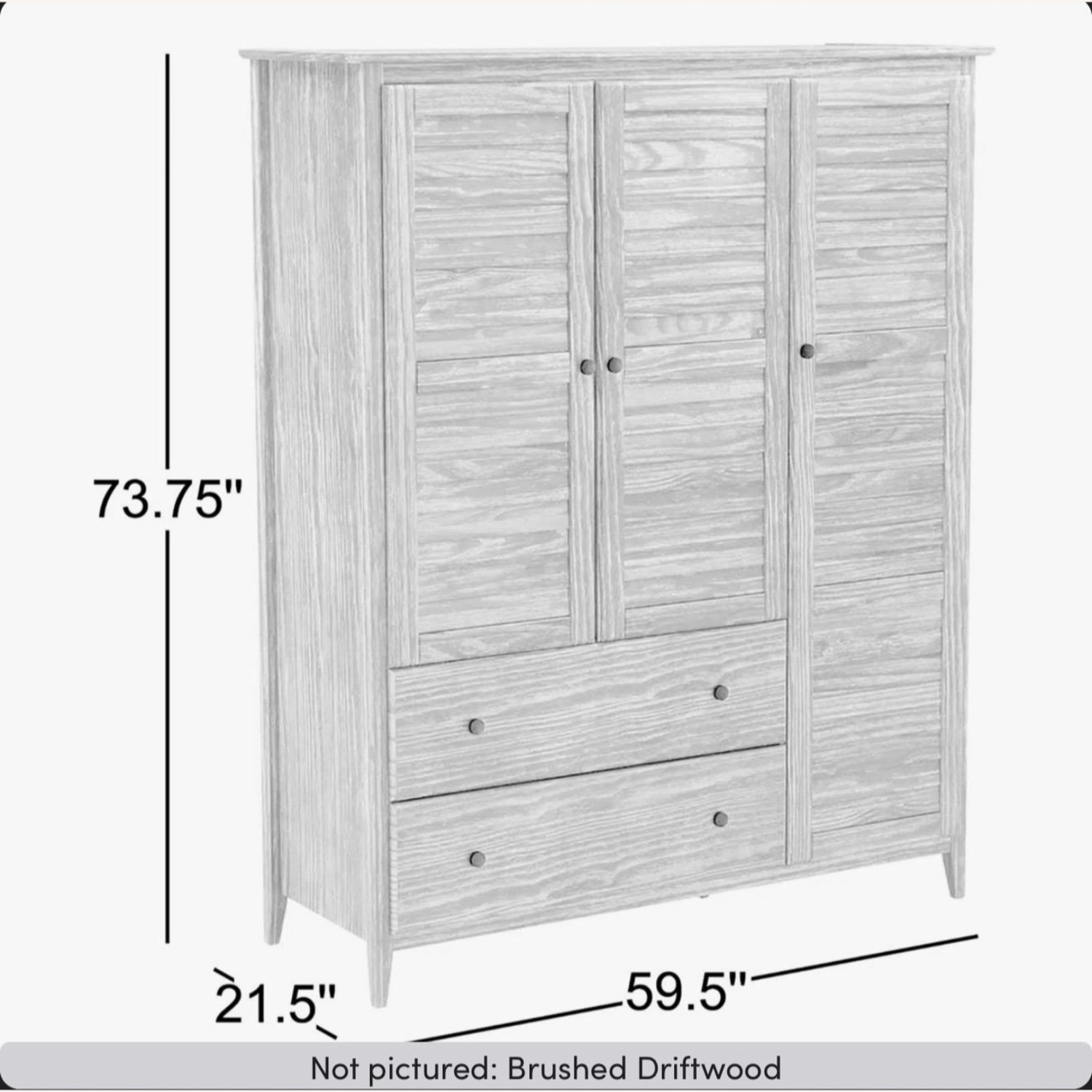 Greenport Armoire by Grain Wood Furniture - image-3