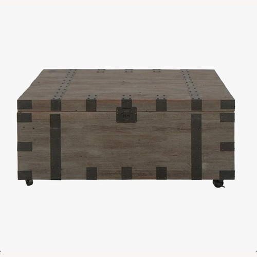 Used Light Brown Wood Chest for sale on AptDeco