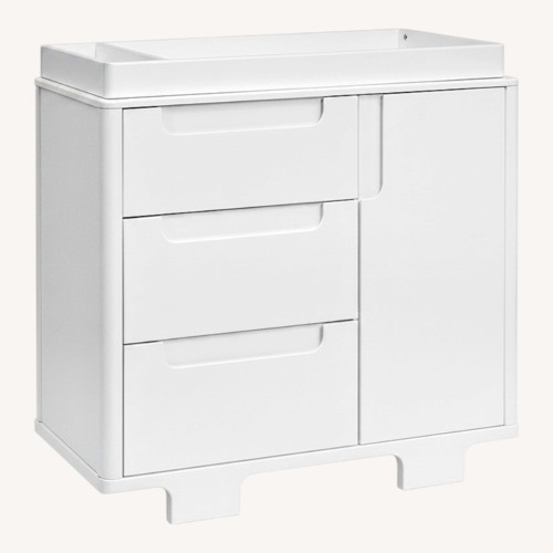 Used Babyletto Yuzu White Changing Table for sale on AptDeco