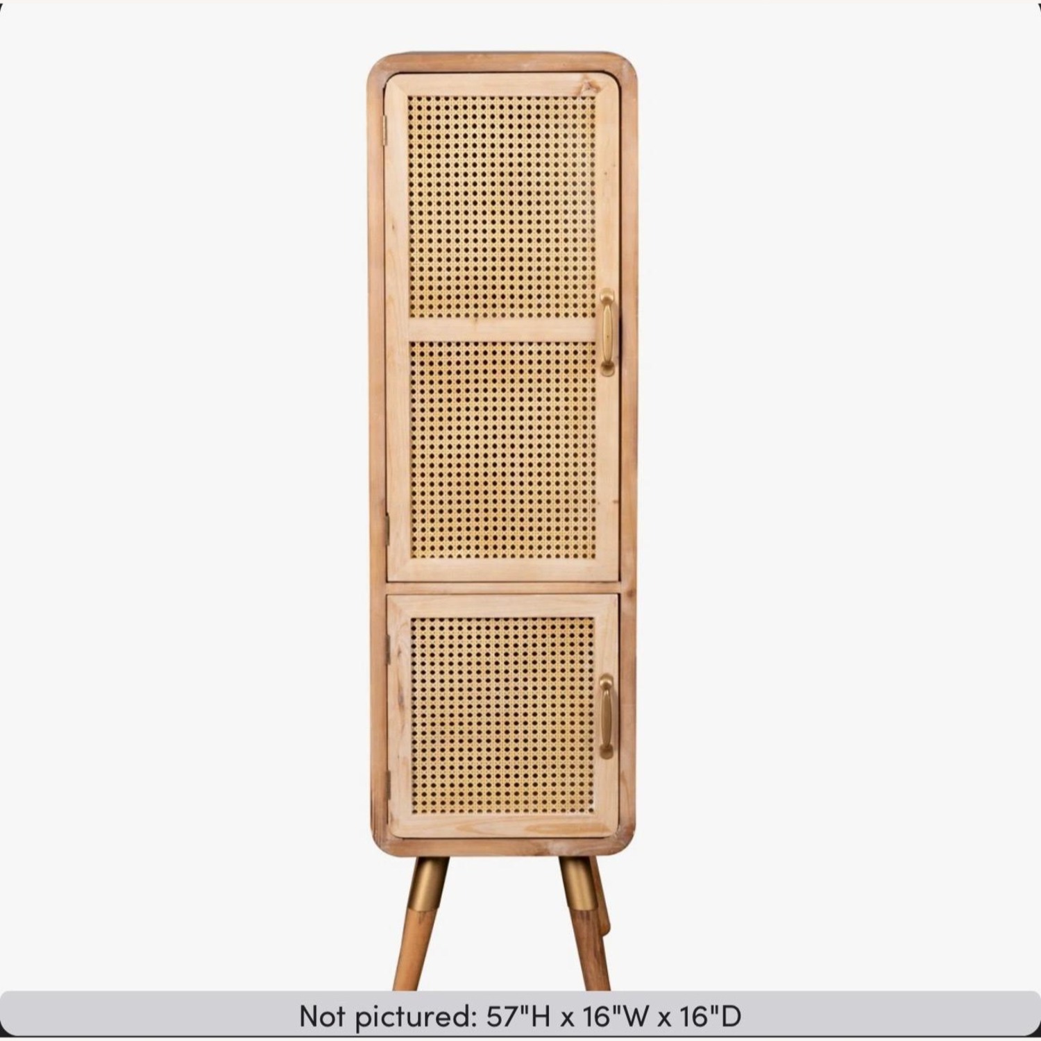 Vintage/Antique Finds Natural Wood Armoire - image-3