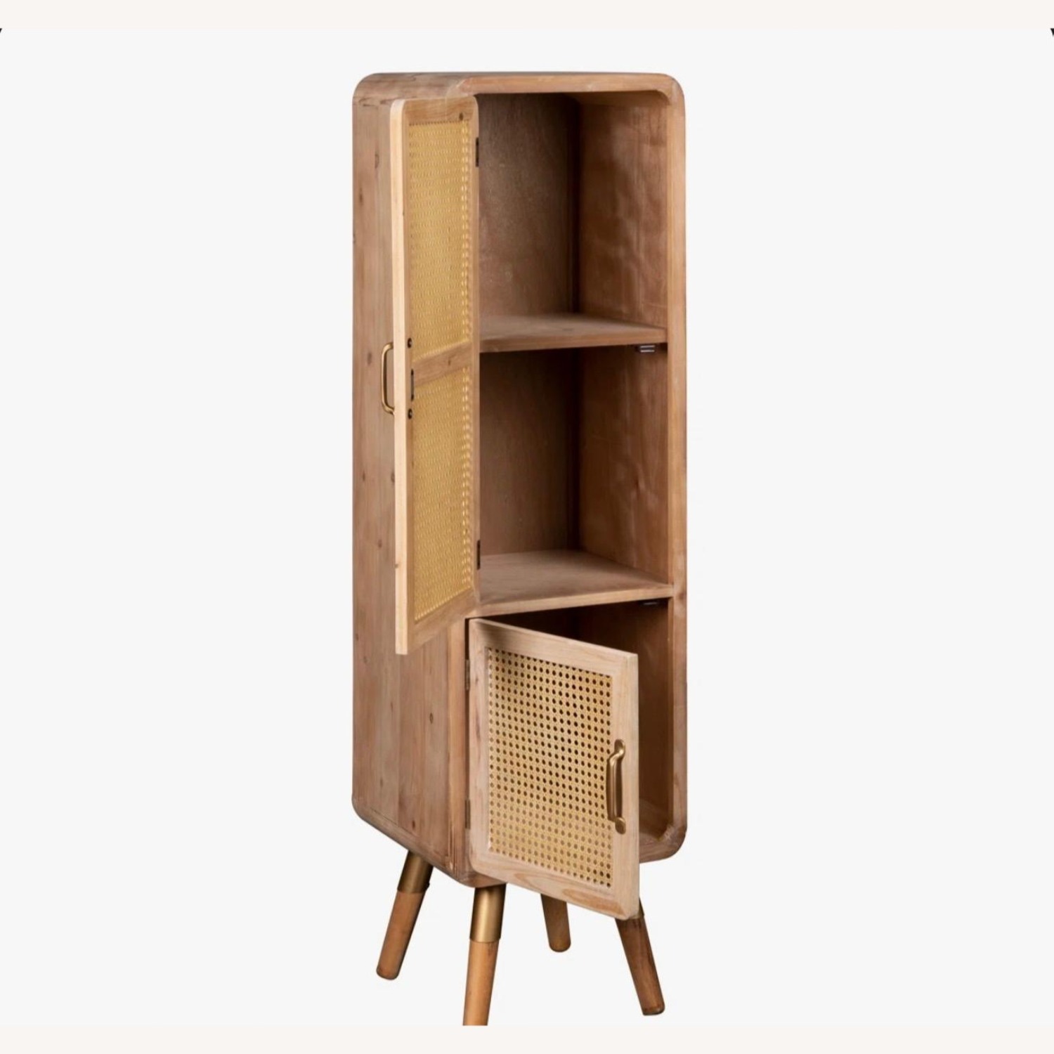 Vintage/Antique Finds Natural Wood Armoire - image-2