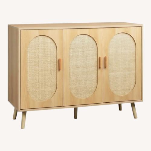 Used Cissiee Light Brown Wood Sideboard for sale on AptDeco