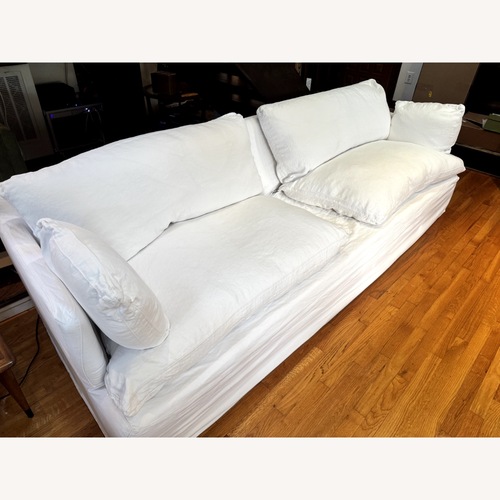 Used Restoration Hardware Cloud White 2 Seater Sofa (9') for sale on AptDeco