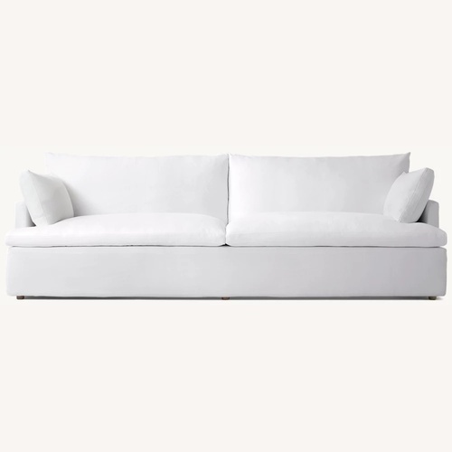 Used Restoration Hardware Cloud White 2 Seater Sofa (9') for sale on AptDeco