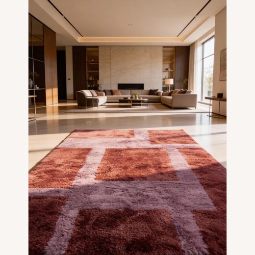 Used Handmade Geometric Beni Ourain Rug for sale on AptDeco