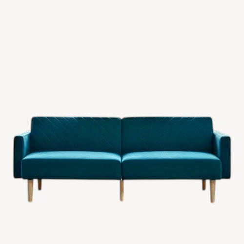 Used Amazon Teal Fabric Sleeper Sofa for sale on AptDeco