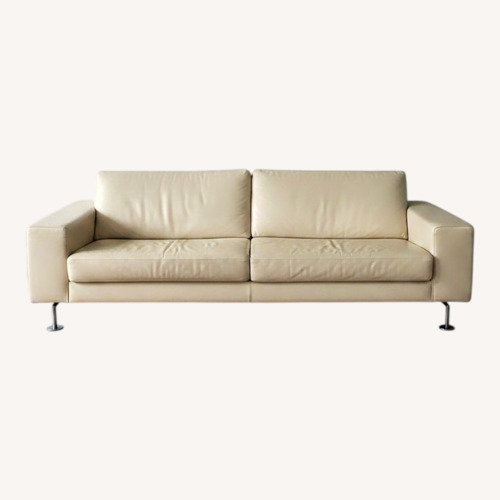Used Leather 3+ Seater Sofa for sale on AptDeco