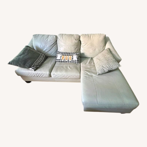 Used Ashley Furniture Light Gray 2 Piece Sectional for sale on AptDeco