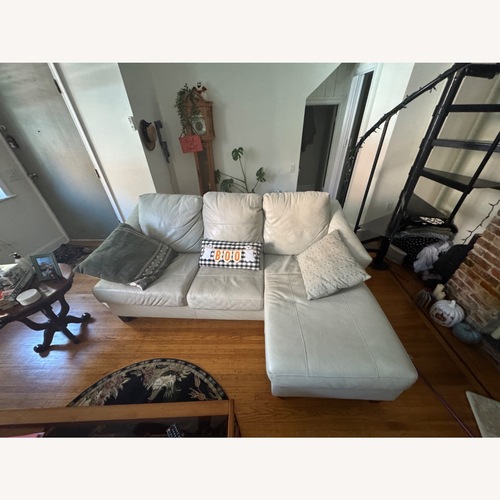 Used Ashley Furniture Light Gray 2 Piece Sectional for sale on AptDeco