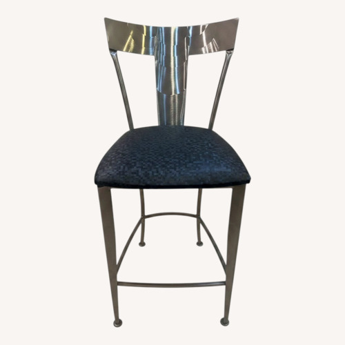 Used Theodores Black Metal Stool for sale on AptDeco