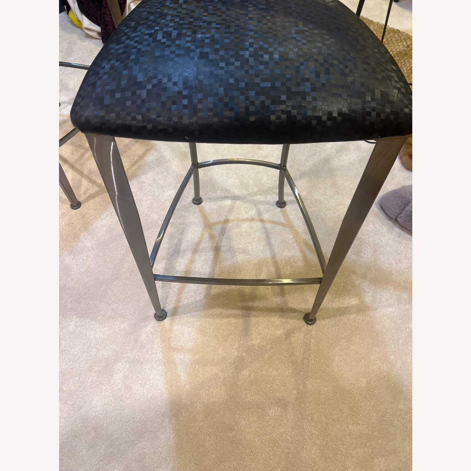 Theodores Black Metal Stool - image-3