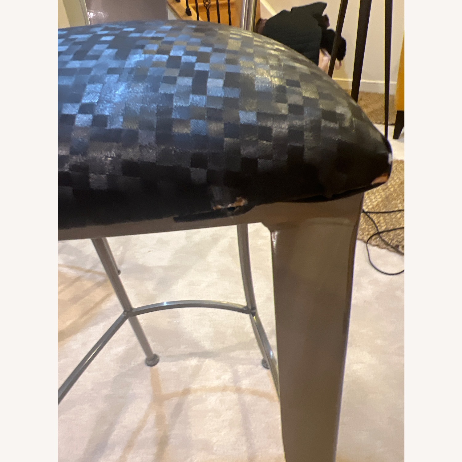Theodores Black Metal Stool - image-5
