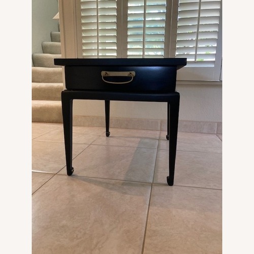 Used Black Asian Design Side Table for sale on AptDeco