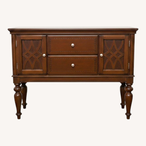 Used Dark Brown Wood Sideboard for sale on AptDeco
