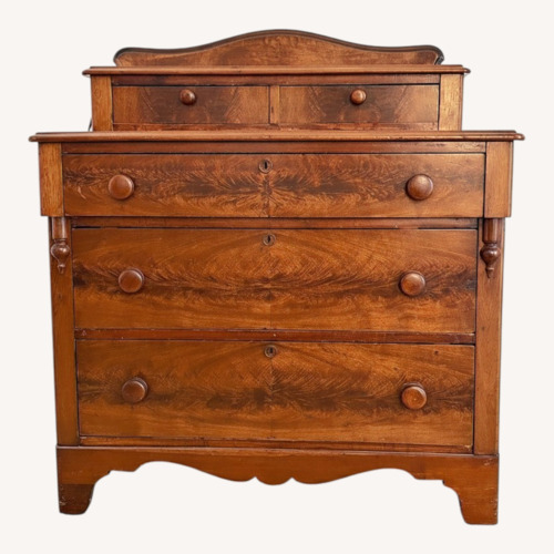 Used Treasure of a Figured Wood 5-Drawer Dresser for sale on AptDeco