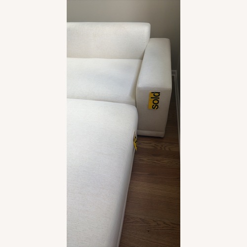 Used CB2 Faible White 3+ Piece Sectional for sale on AptDeco