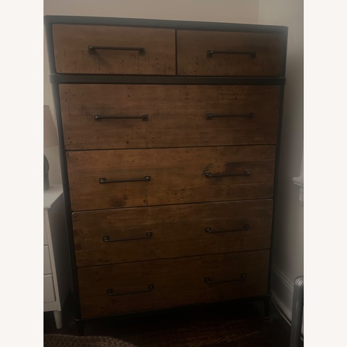 Used Pottery Barn Juno Reclaimed Wood 6-Drawer Dresser for sale on AptDeco