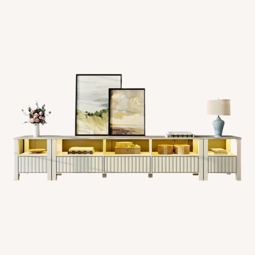 Used Wayfair White Wood Media Storage for sale on AptDeco