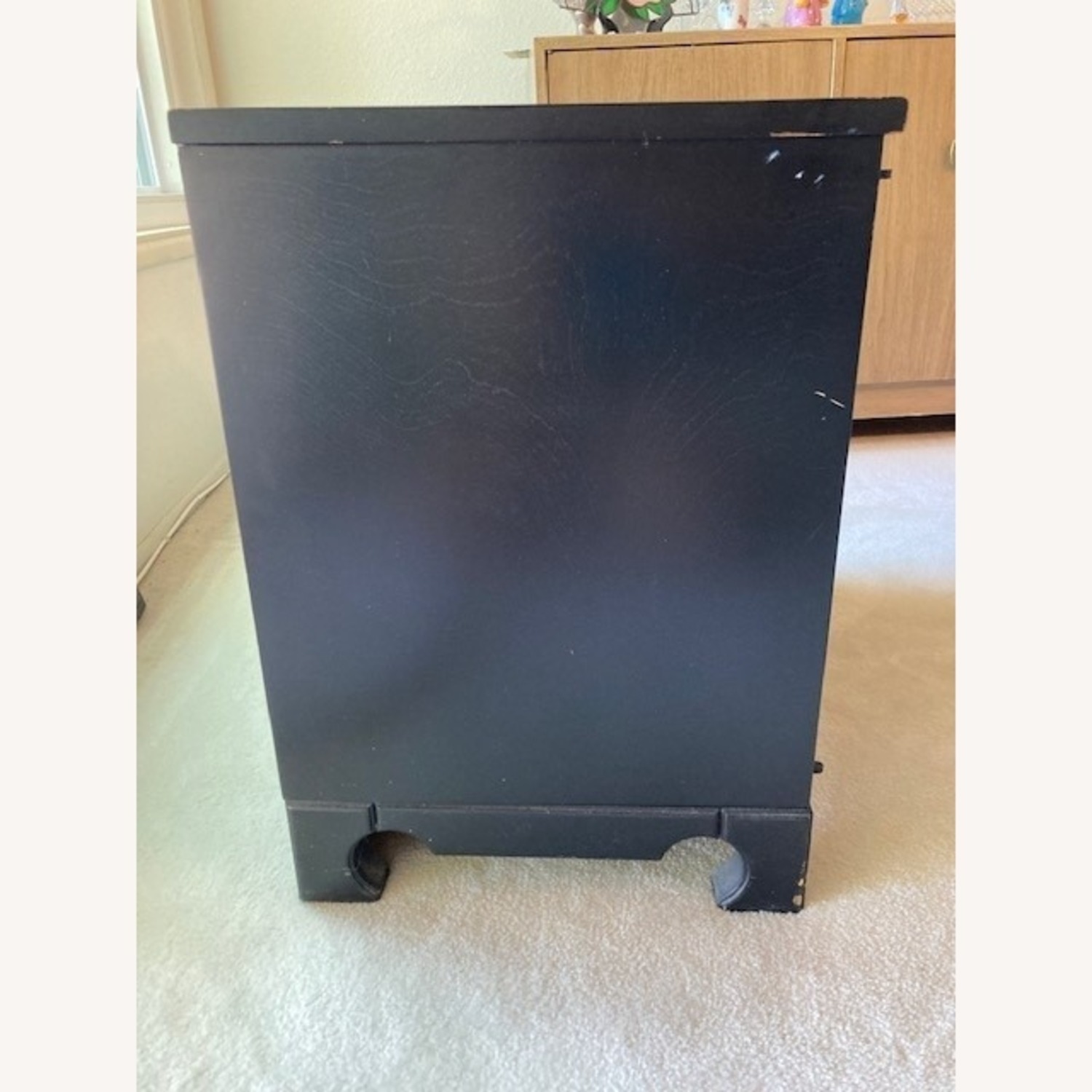 Black Asian Design Side Cabinet - image-5