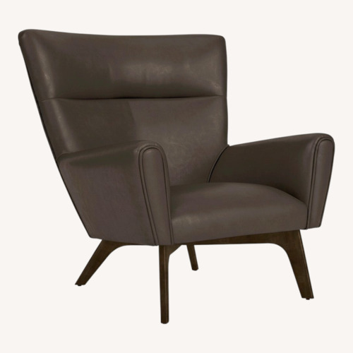 Used Room & Board Boden Dark Brown Leather Armchair for sale on AptDeco