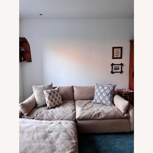Used Floyd Sink Down Sectional W Ottoman for sale on AptDeco