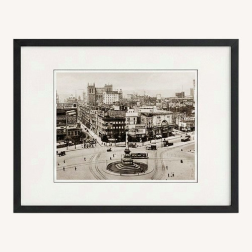 Used Vintage Black/White Photo of Columbus Circle  for sale on AptDeco