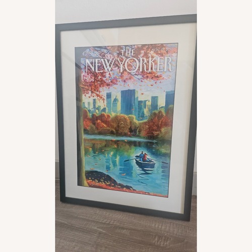 Used New Yorker Cover Fall Boat Lake for sale on AptDeco
