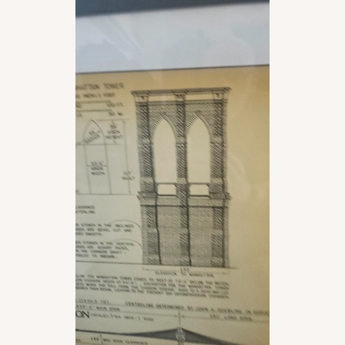 Used Brooklyn Bridge Design Drawings for sale on AptDeco