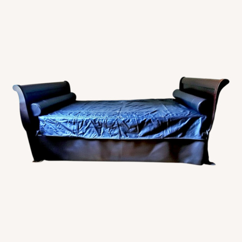 Used Charles P. Rogers Dark Brown Wood Daybed for sale on AptDeco