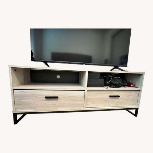 Used Light Brown Media Storage for sale on AptDeco