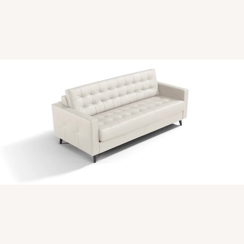 Used Beloit 82'' Leather Sleeper for sale on AptDeco